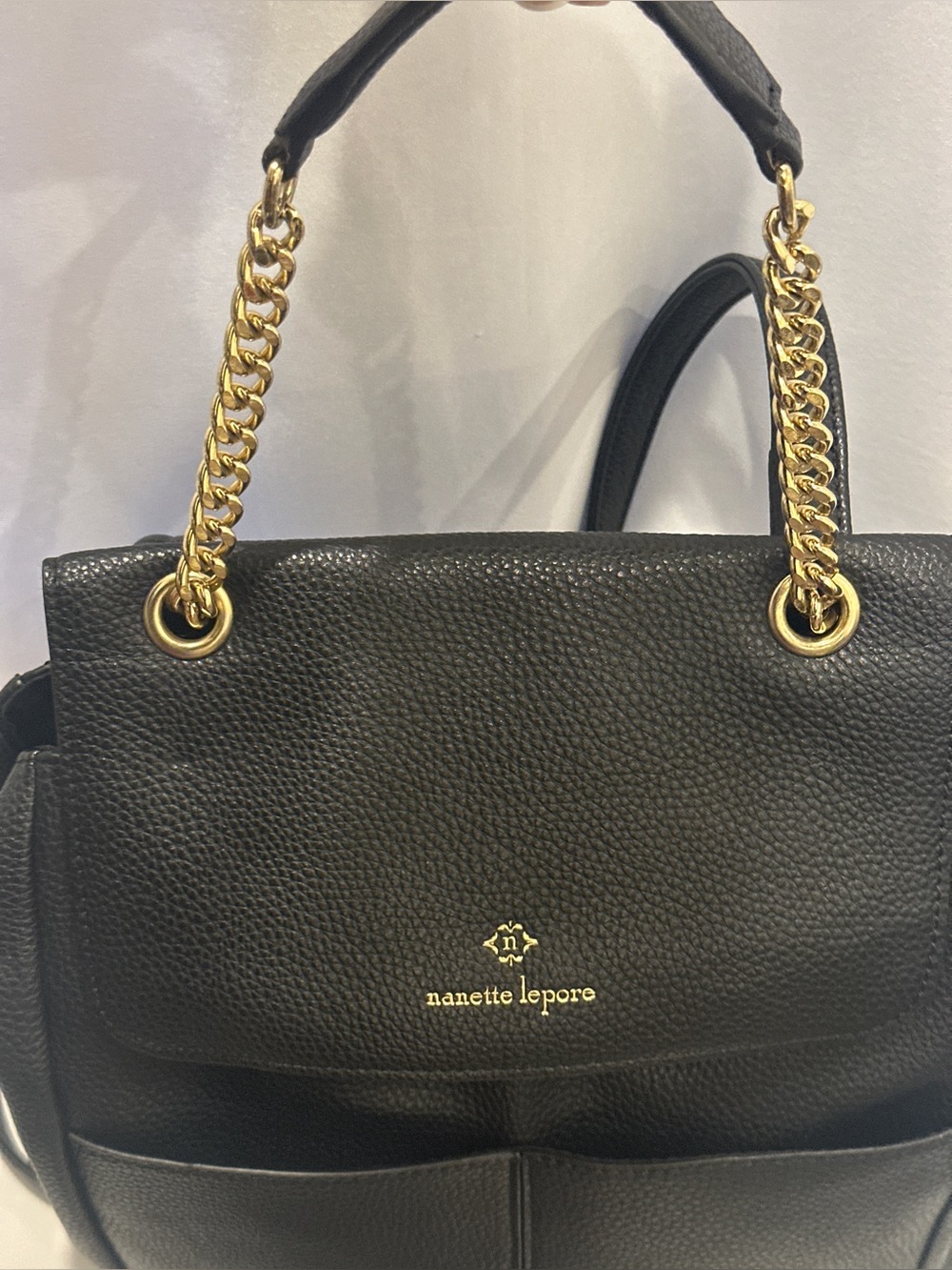 Nanette Lepore Black Backpack & Matching NWT Wallet Bundle - Picture 3 of 16